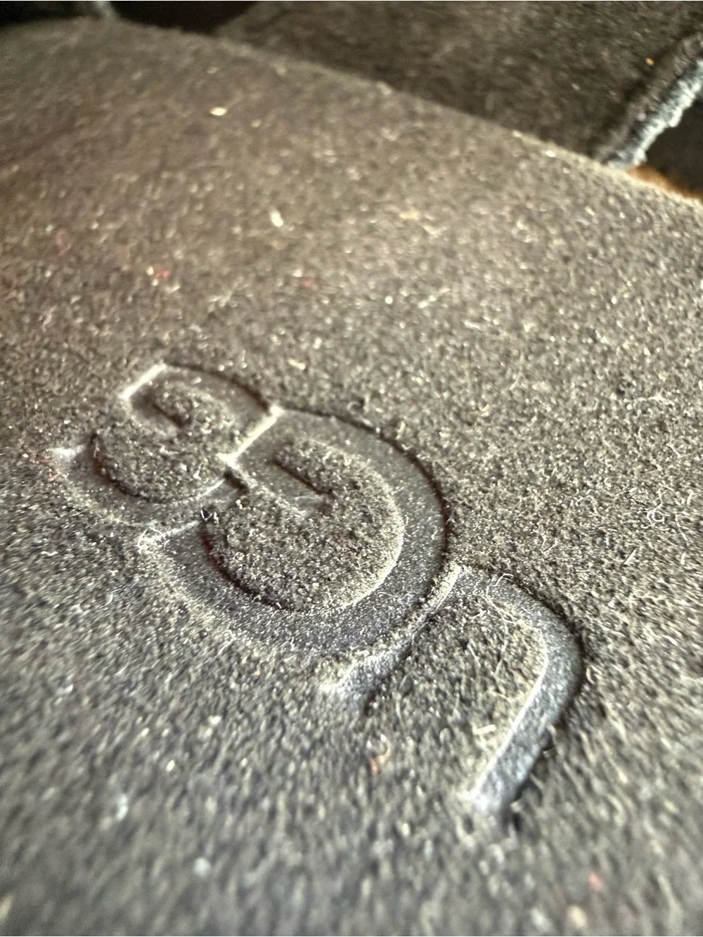 UGG lleana size 8.5 Black Suede Crisscross Espadrille Wedge Sandals